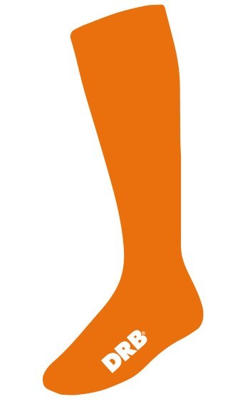 MEDIA FÚTBOL ADULTO LISA NARANJA
