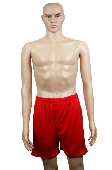 SHORT FÚTBOL LISO ROJO T/XL