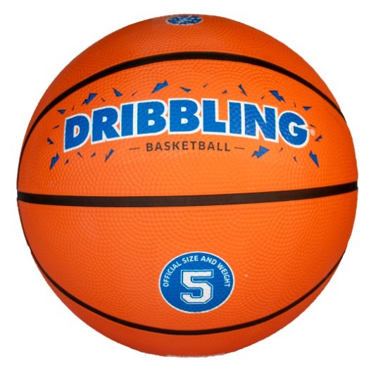 BALÓN BASQUETBOL GOMA NARANJA N°5