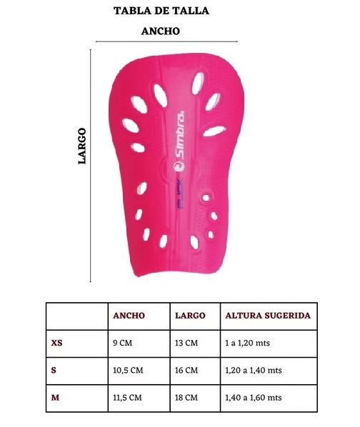 Canillera Hockey Simbra Flick Rosado T/S