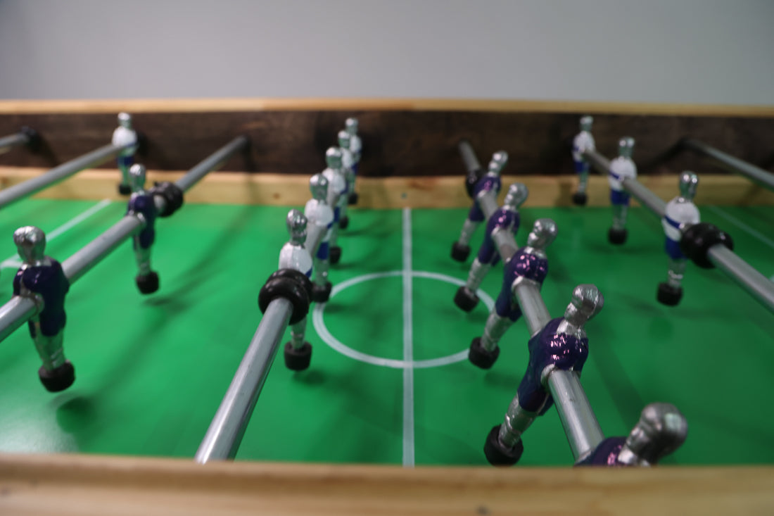 Professional reinforced wooden table-taca for 8 players