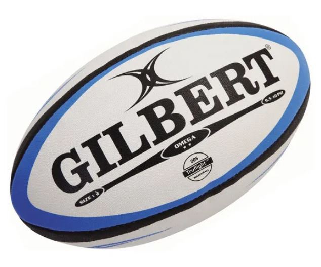 BALÓN RUGBY OMEGA BLUE/BLACK N°4