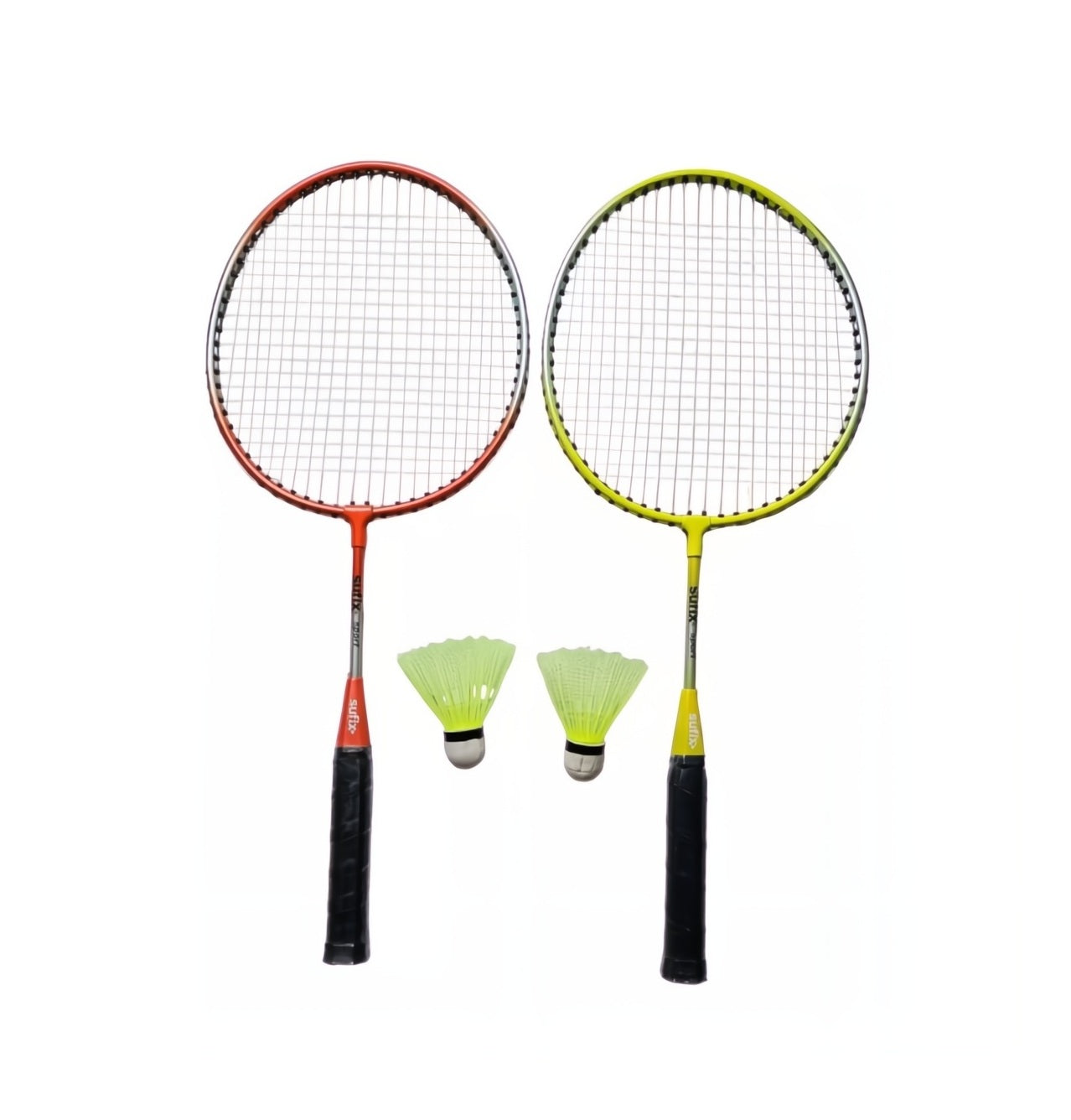 Badminton set: 2 rackets + 2 picks