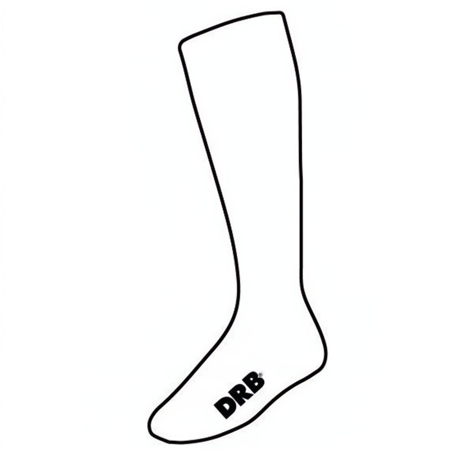 Plain white children's football socks