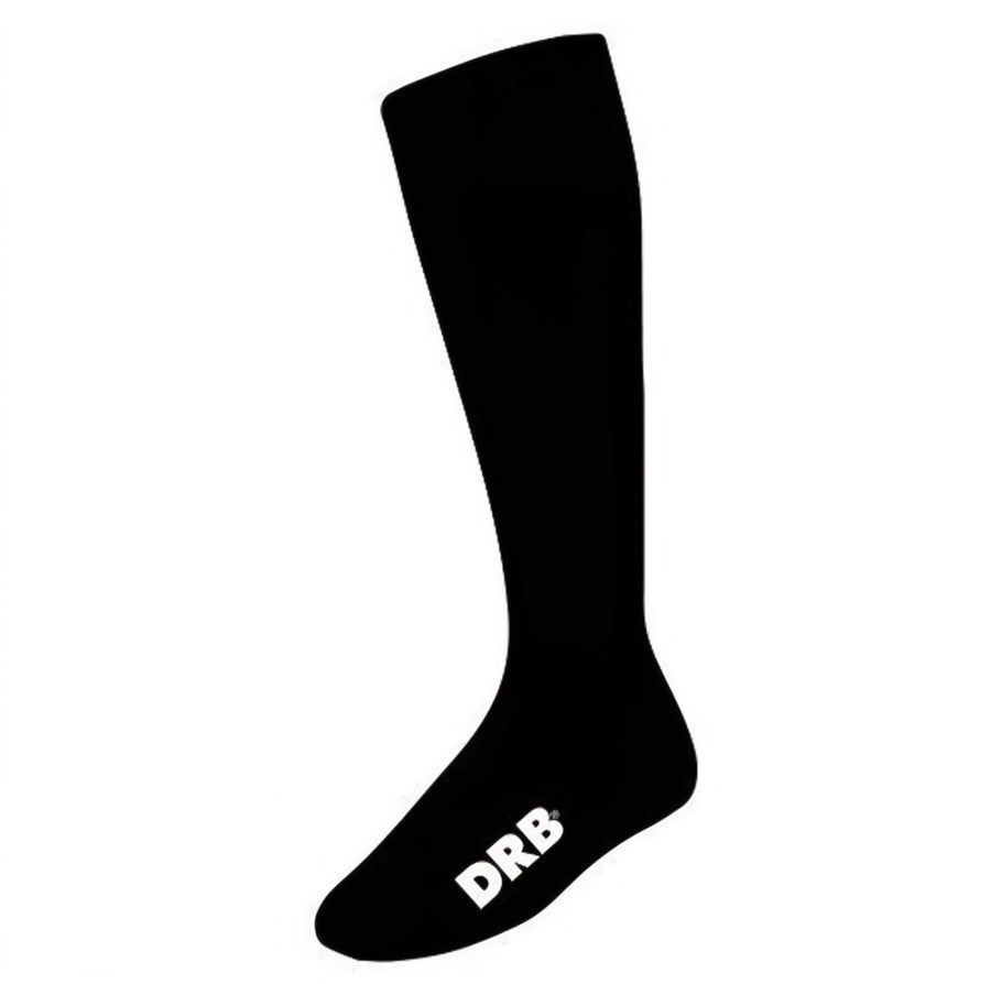 Plain black children's football socks