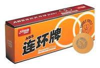 Thumbnail for Orange double circle ping pong ball, 10 units
