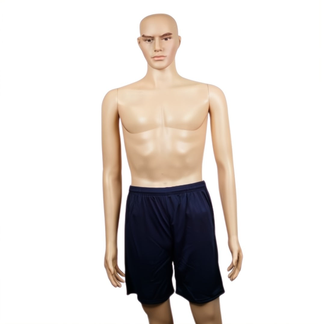 Plain navy blue football shorts size XL