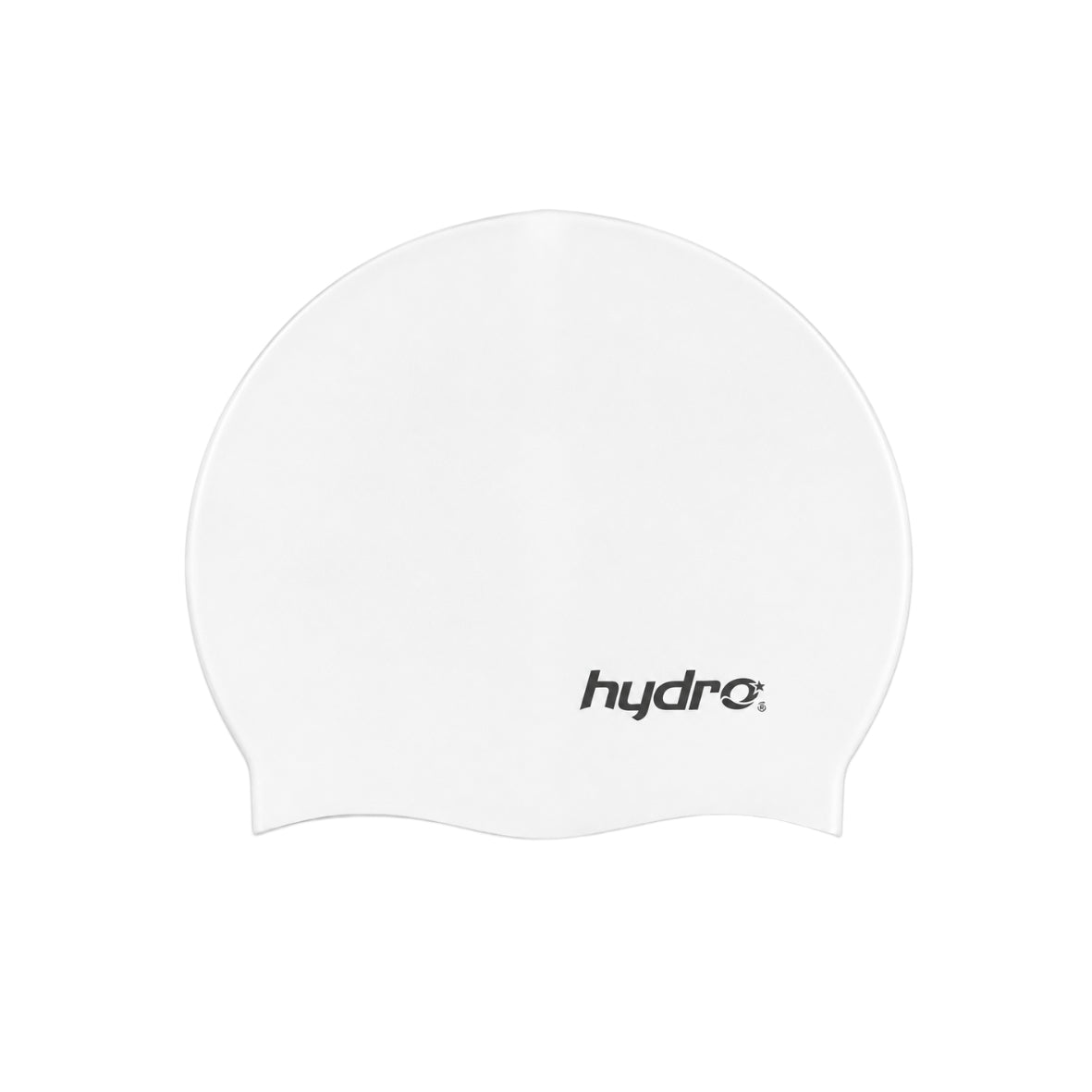 Gorra Natación Hydro Silicona Adulto Blanco