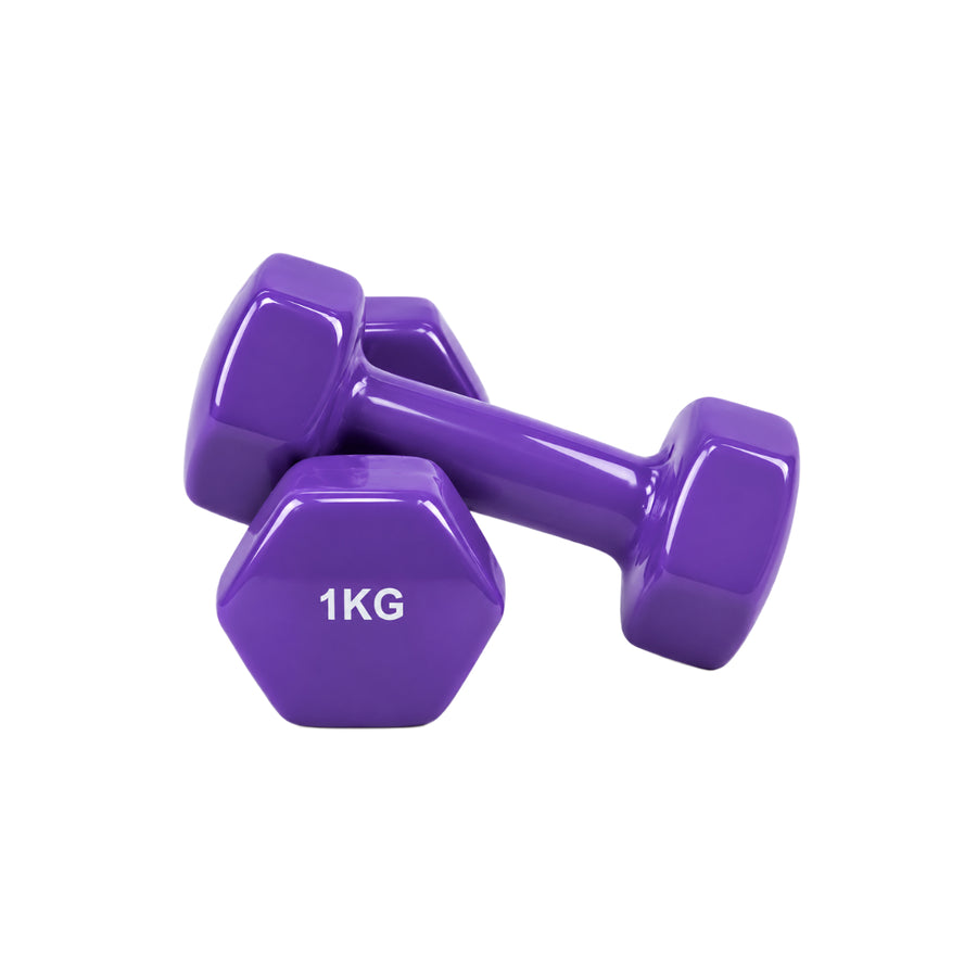 Vinyl dumbbell 1 kg