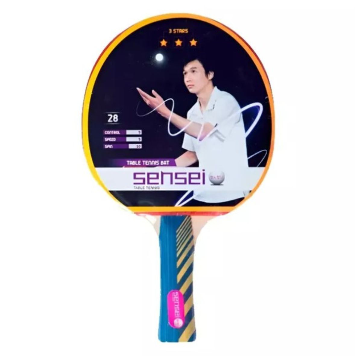 Paleta de Ping Pong Sensei 3 Estrellas