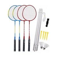 Thumbnail for Complete badminton set 4raq+2plu+sop+net