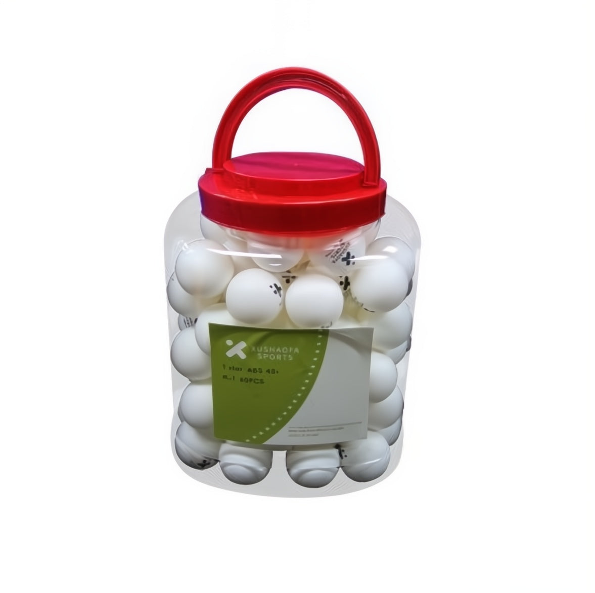 Tarro Pelota Ping Pong Xushaofa 1 Estrella Blanco 60Und